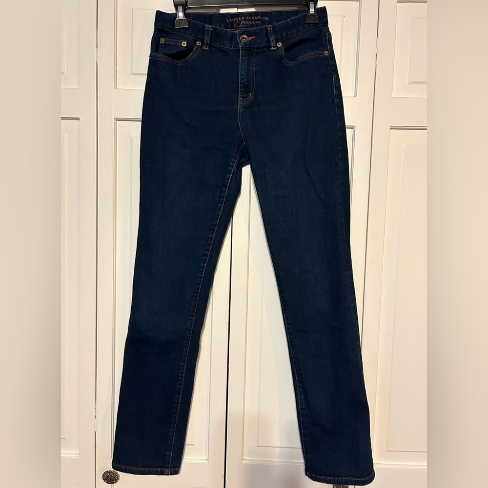 Lauren Ralph Lauren Dark Blue Straight Leg Jeans